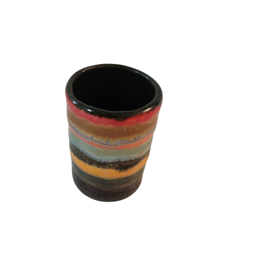 Hans Crafted Art Pottery Shot Glass